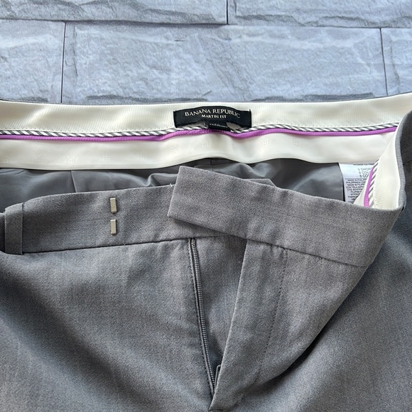 Banana Republic Martin fit gray pants size 8 short - Picture 6 of 10